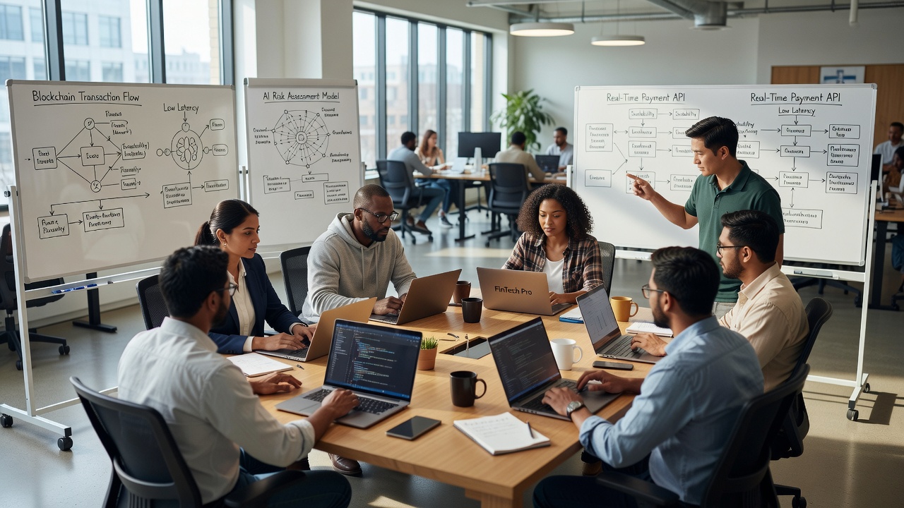 FinNova-Ingenieure arbeiten zusammen an innovativen Lösungen
