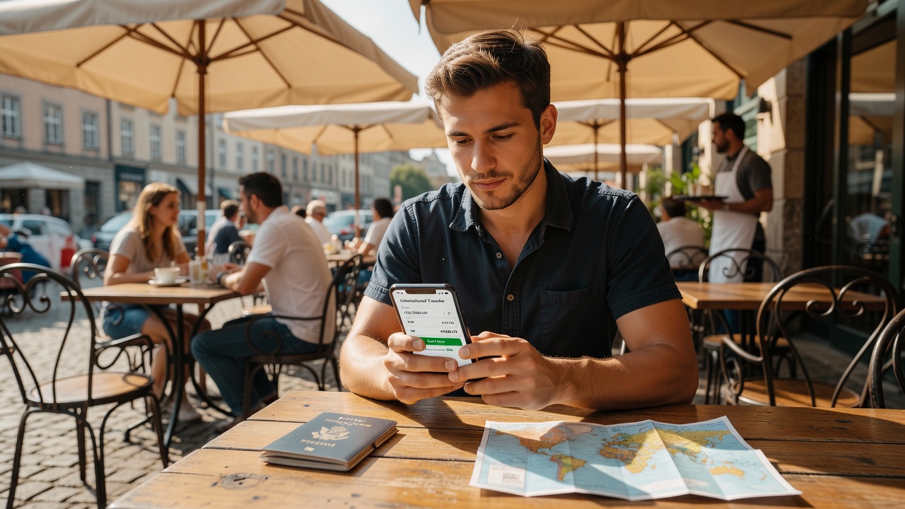 Internationale Geldüberweisungen über digitale Netzwerke
